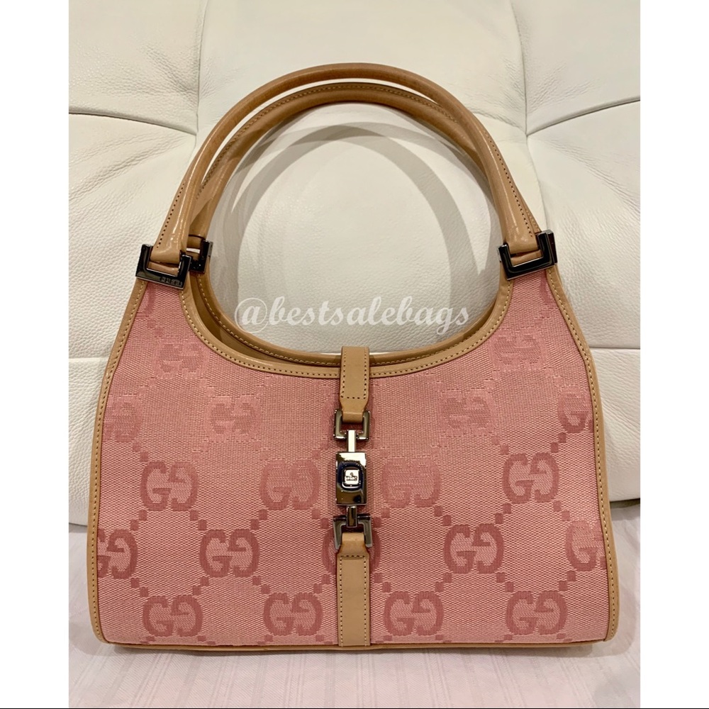 AUTHENTIC Gucci handbag purse pink